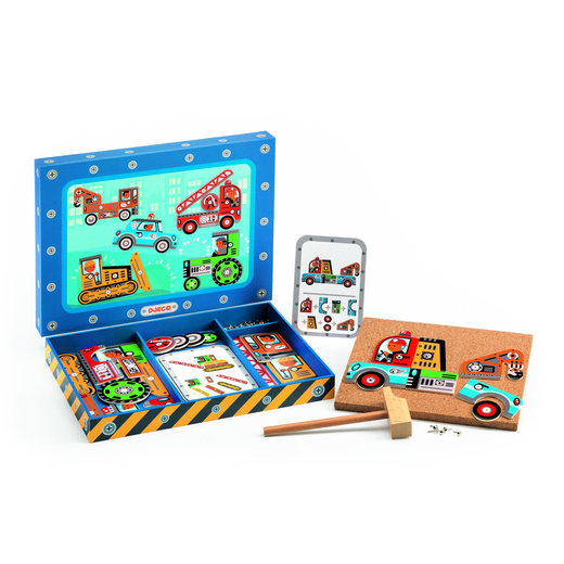 Djeco kreativni set tap tap vozila 1