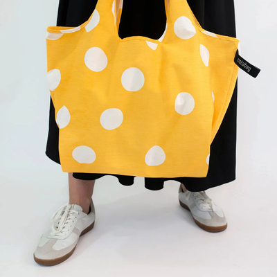 Notabag tote torba golden dots 2