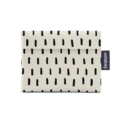Notabag tote torba black brush 1