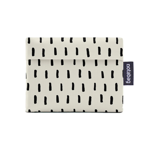 Notabag tote torba black brush 1