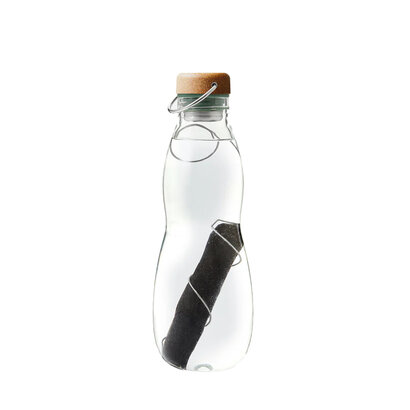 Black+blum staklena boca za vodu s ugljenim filterom olive
