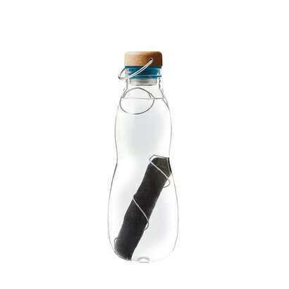 Black+blum staklena boca za vodu s ugljenim filterom ocean