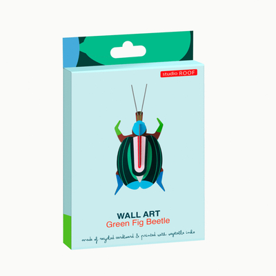 Zidni dekor green fig beetle mali 2