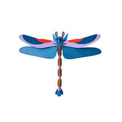Zidni dekor blue dragonfly