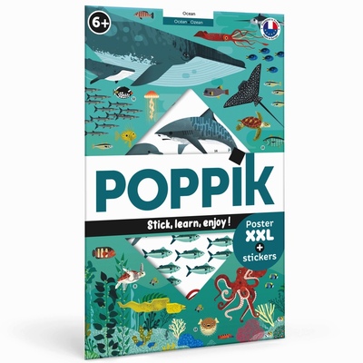 Poppik poster s naljepnicama discovery ocean