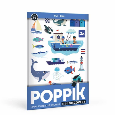 Poppik mini poster s naljepnicama discovery more