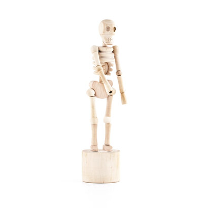 Kikkerland lutka lazy bones skeleton