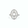 Pura vida prsten silver sunburst vel 7