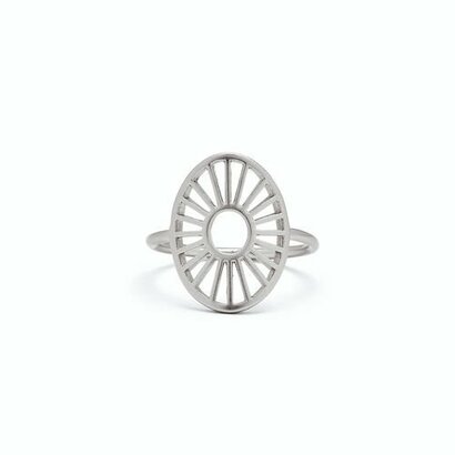 Pura vida prsten silver sunburst vel 7