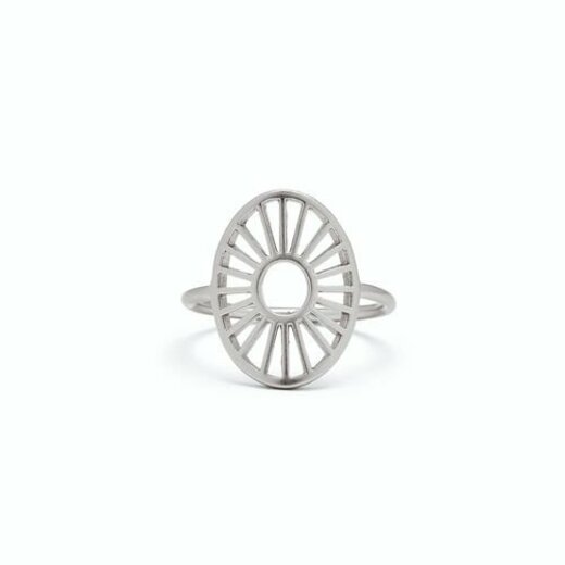 Pura vida prsten silver sunburst vel 7