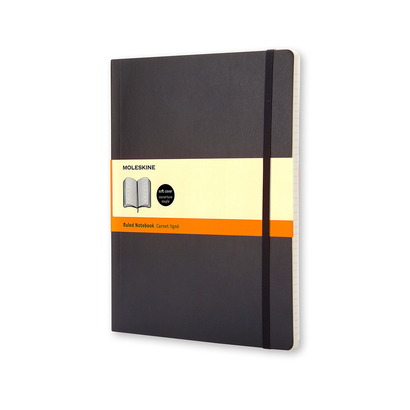 Moleskine bilježnica meke korice crte crna 19x25cm