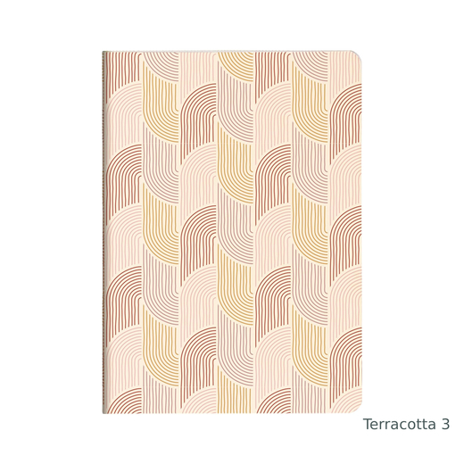 Clairefontaine terracotta bilježnica diktando a5 2