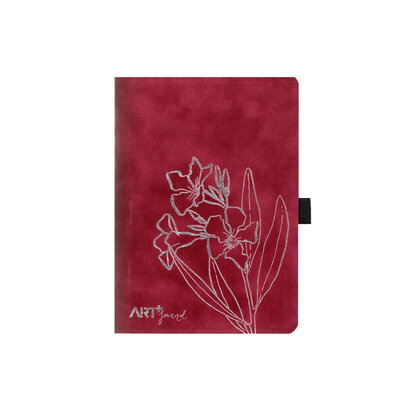Art+ bilježnica a5 u pamučnoj vrećici crvena