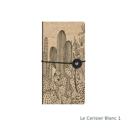 Clairefontaine le cerisier blanc blok 9x18cm bjanko