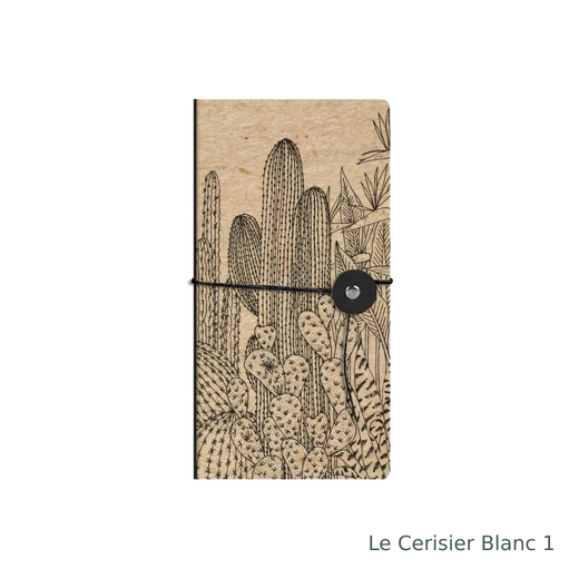 Clairefontaine le cerisier blanc blok 9x18cm bjanko