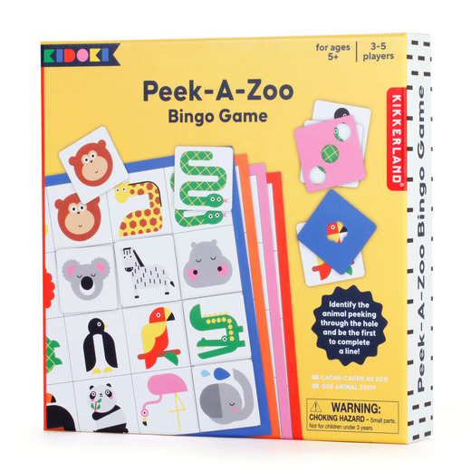 Igra peek a zoo bingo