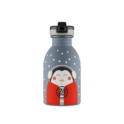 Boca za vodu 24bottles happy penguin 250 ml sportski čep