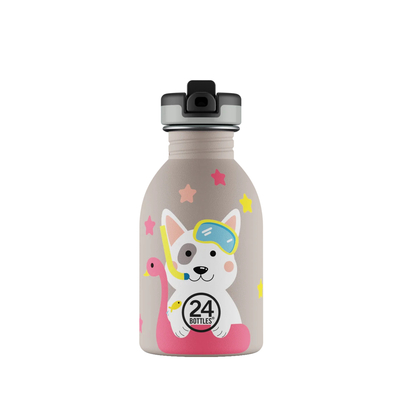 Boca za vodu 24bottles lucky dog 250 ml sportski čep