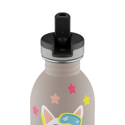 Boca za vodu 24bottles lucky dog 250 ml sportski čep 2