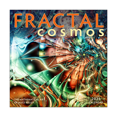 Zidni kalendar 2025 fractal cosmos