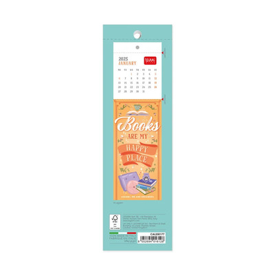 Legami kalendar bookmark book lovers 2025. 2