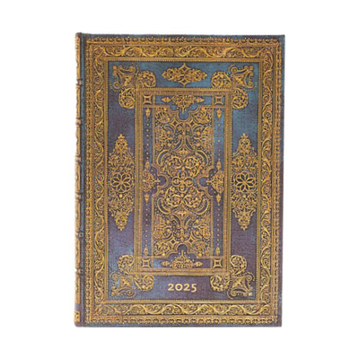 Paperblanks midi dnevni planer 2025. blue luxe 12,5x18cm