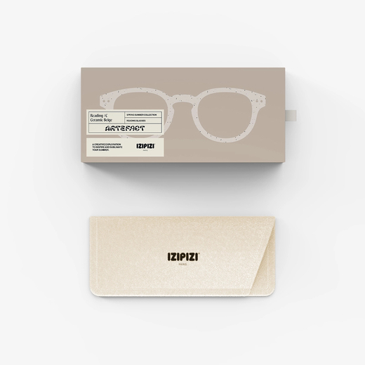 Izipizi naočale za čitanje #c artefact ceramic beige +2,5 3