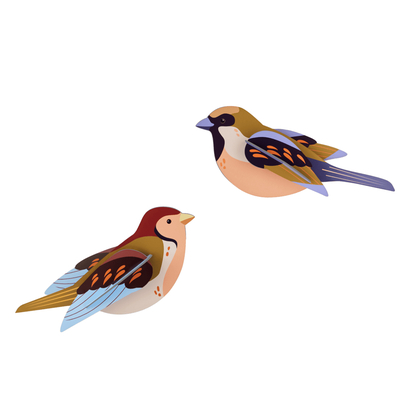 Zidni dekor sparrows