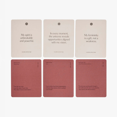 Mindful affirmations cards by valeria lipovetsky 4