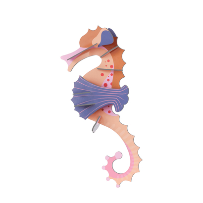 Zidni dekor mali sea creature pink seahorse