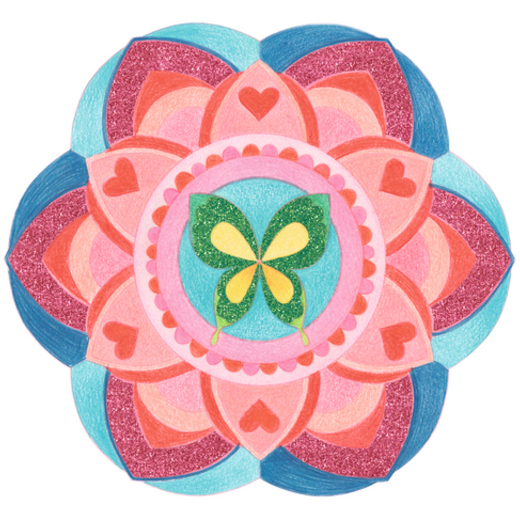 Avenue mandarine graffy blok mandala djevojčica 2