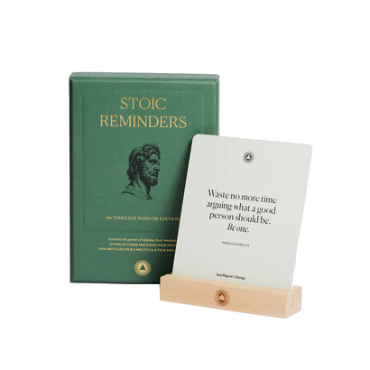 Stoic reminders quote cards