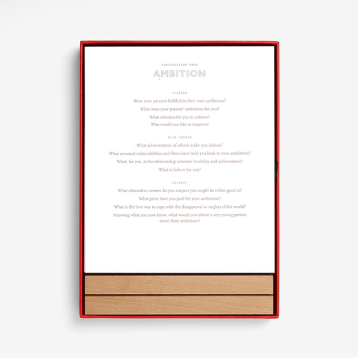 Igra conversation menus card set 1