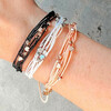 Pura vida narukvica malibu rose gold white 1