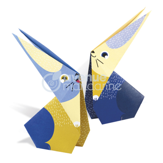 Avenue mandarine origami papir zec 12x12cm 2