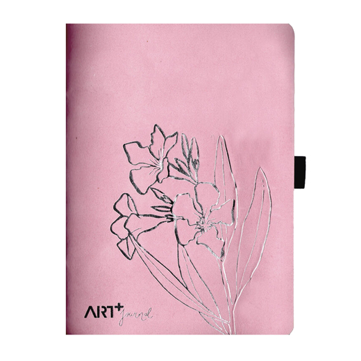 Art+ journal u pamučnoj vrećici rozi