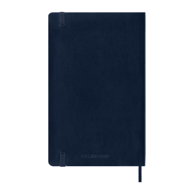 Moleskine bilježnica na crte meke korice 13 x 21 cm plava 4