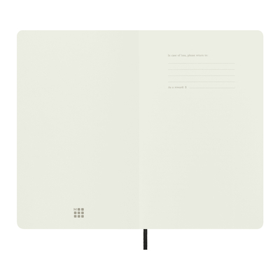 Moleskine bilježnica na crte meke korice 13 x 21 crna 1