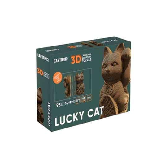 Cartonic 3d puzzle lucky cat 2