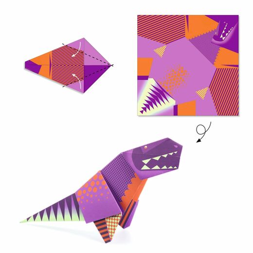 Djeco origami dinosauri 3
