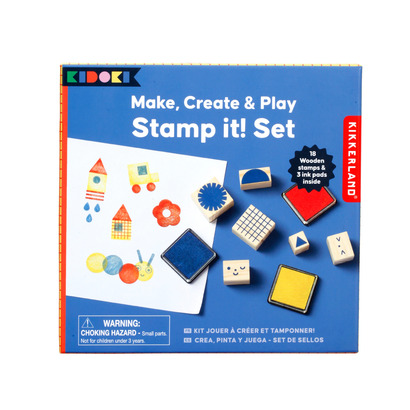 Dječji set make create & play stamp it