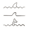 Kikkerland set bookmarkera sea life 1
