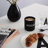 Design letters šalica weekend black 1