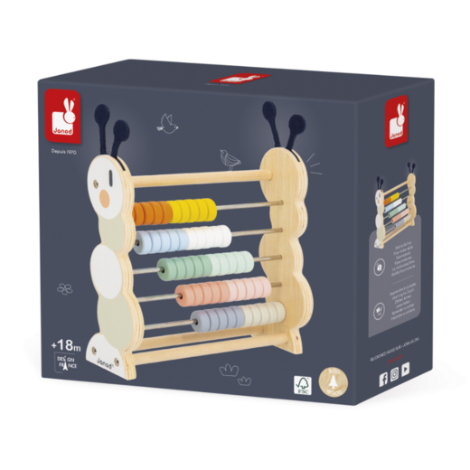 Janod drvena igračka abakus sweet cocoon3