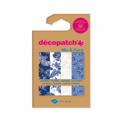 Decopatch papiri collection nijanse plave