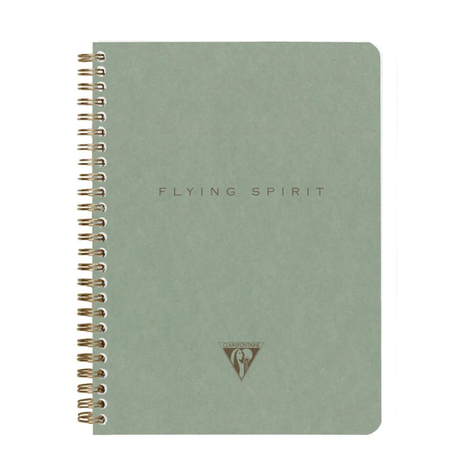 Clairefontaine flying spirit bilježnica a5 spiralni uvez zelena