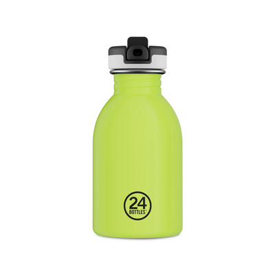 Boca za vodu 24bottles reactive yellow green 250 ml sportski čep 1