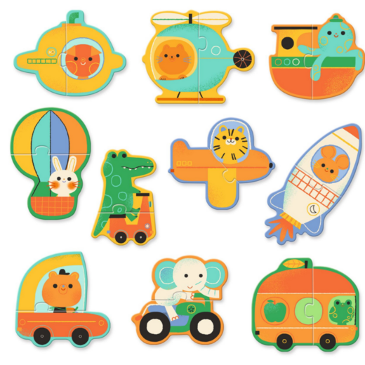 Djeco puzzle duo boje i oblici3