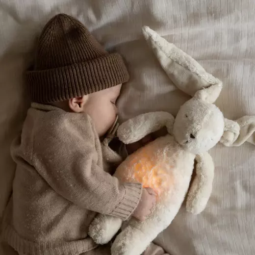 Moonie dječji zečić od organskog pamuka sand 2