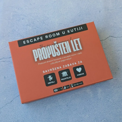 Društvena igra escape room u kutiji